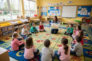 Strona główna przedszkola — widok mobilny